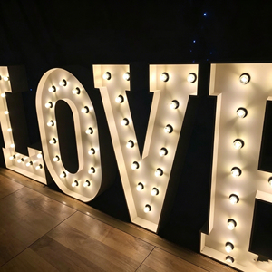 Customized LED Letter Sign Warm White Light Indoor <b>Decorative</b> <b>Lighting</b> Acrylic Material AC Power 3500K - Product Image 3