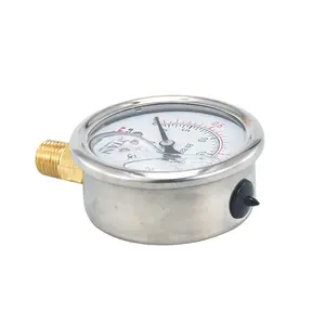 Manômetro de Pressão de Óleo Double-An Y40 40mm 30bar com Caixa de Aço Inoxidável de <span class=keywords><strong>1</strong></span>.5 polegadas e Conexão de Rosca de <span class=keywords><strong>1</strong></span>/<span class=keywords><strong>4</strong></span>, Fabricado na China, Personalizável - Product Image 3