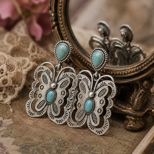 Orecchini a Farfalla Bohémien per Donne, Stile Vintage, Accessori per Orecchie da Indossare Quotidianamente - Product Image 2