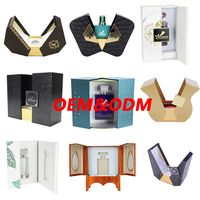 Petites boîtes en papier de base et couvercle d'épaule à couvercle amovible élégant personnalisées paquet cadeau de parfum cosmétique 2 pièces boîte en papier rigide
