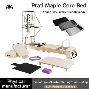 CZFIT – Lit de Pilates Cadillac Reformer en chêne/érable durable, réglable, avec trapèze, logo personnalisé, garantie 5 ans – Vente directe usine - Product Image 1