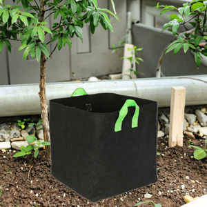 Bolsa <span class=keywords><strong>de</strong></span> cultivo <span class=keywords><strong>de</strong></span> jardín <span class=keywords><strong>de</strong></span> <span class=keywords><strong>tela</strong></span> <span class=keywords><strong>de</strong></span> fieltro firme y duradera, maceta cuadrada <span class=keywords><strong>para</strong></span> plantar árboles, semillas, flores, bolsas <span class=keywords><strong>de</strong></span> plántulas reciclables - Product Image 1