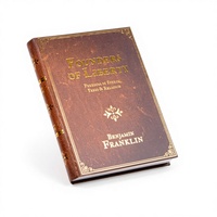 Boîte cadeau moderne haut de gamme en forme de livre, doublure en éponge artistique, matériaux écologiques biodégradables, fermeture magnétique, art doré