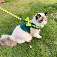 Vente en gros d'articles de luxe de créateurs pour animaux de compagnie gilet à nœud fluorescent ensemble de vêtements pour animaux de compagnie été avec laisses