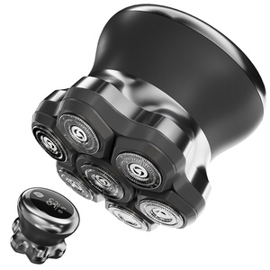 Electric Shaver Bald <b>Head</b> Men Rechargeable 7D Magnetic Face Beard Rotary <b>Razor</b> Waterproof Hair Removal Trimmer Shaving - Product Image 1