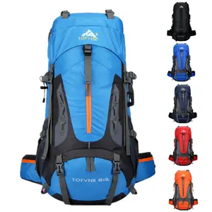 SP2464 mochilas de nylon 70L de alta qualidade para caminhadas, esporte ao ar livre, mochila para montanhismo, mochila à prova d'água para caminhadas