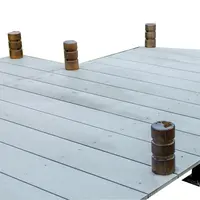 Weather Resistence Wood Grain Cement Outdoor Flooring Composite Decking Fibre Cement Board