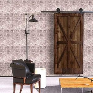 ชุดอุปกรณ์ฮาร์ดแวร์ประตูบานเลื่อนแบบรางสำหรับห้องครัว WEKIS รุ่นใหม่ล่าสุด ดีไซน์ล้อรูปตัว T ทำจากทองเหลืองเคลือบสีดำ แข็งแรงทนทาน - Product Image 5