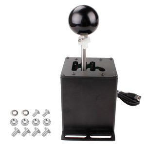 Levier de vitesses Logitech G27 G29 T300 avec frein à main pour simulateurs de jeux de course PC, joystick filaire en alliage d'aluminium HB039 - Product Image 5