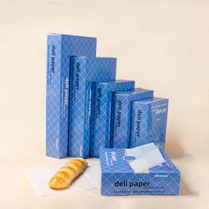 Papier ciré sec interplié de 12 pouces x 10 3/4 pouces, 500 feuilles, résistant à la graisse, papier de charcuterie - Product Image 2