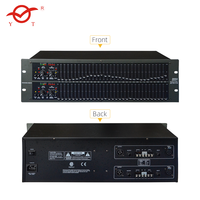 Usine en gros 1231 double égaliseur processeur audio professionnel audio double égaliseur 31 bande graphique