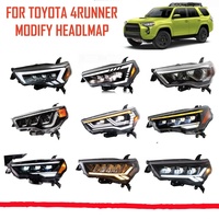 Conjunto de Faros LED Completos para Toyota 4Runner 2014-2023, Animación Dinámica y Aspecto Agresivo y Discreto