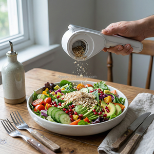 Rallador de Queso Multiusos Eléctrico Rotatorio Desmontable para Ahorrar Esfuerzo en la Cocina y la Preparación de Alimentos Saludables - Product Image 1