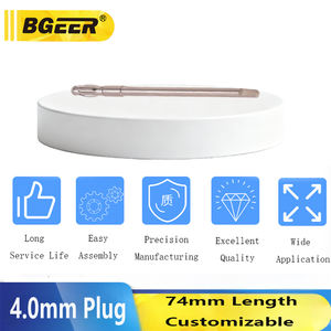 4毫米镀金灯笼头香蕉插头，74毫米长金属插座配件，纯铜镀镍连接器 - Product Image 4