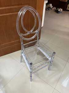 Chaise en acrylique, ensemble de tables à manger et de chaises pour fêtes en plein air, tables de banquet, chaise Chiavari empilable transparente - Product Image 6