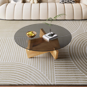 Mesa de Centro Moderna de Madera Sólida para Sala de Estar, Diseño Minimalista, Duradera, Fácil de Armar, Mueble para el Hogar - Product Image 6