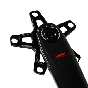 <span class=keywords><strong>Bielas</strong></span> de Bicicleta de <span class=keywords><strong>Carretera</strong></span> de Fibra de <span class=keywords><strong>Carbono</strong></span>, Eje de 29 mm, T800, Huecas, Ultraligeras, Plato de Dientes Radiales, 108 mm, BCD, 24-32T - Product Image 3
