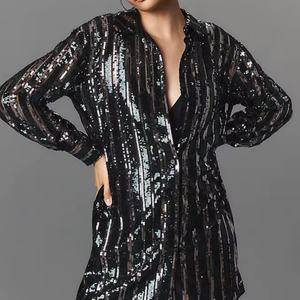 Robe mini brodée florale pour l'été, décontractée, avec décorations en fausse fourrure et dentelle ajourée, taille XL, taille naturelle, sequins sur le devant, longueur midi - Product Image 1