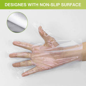 Waterproof Food Handling <strong>Plastic</strong> Hand Restaurant Non-Slip Food Grade <strong>Gloves</strong> Powder Free Individually Packed Pe <strong>Gloves</strong> - Product Image 3
