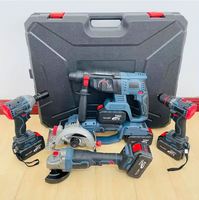 Perceuse sans fil professionnelle 5 en 1, 21 V, batterie lithium-ion, perceuse sans balais, ensemble d'outils de perçage