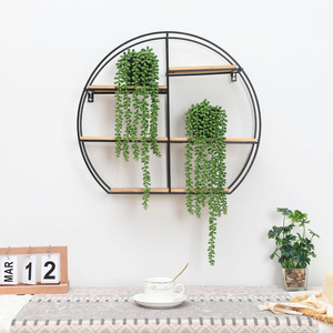 Plante succulente artificielle suspendue, décoration murale, verdure intérieure et extérieure, plante artificielle en plastique, décoration - Product Image 2