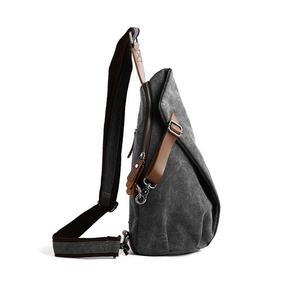 Sac bandoulière messager décontracté en toile grande capacité pour homme, idéal pour étudiant, mode urbaine et usage quotidien - Product Image 2