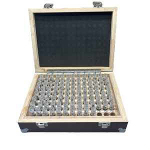 प्लग पिन गेज सेट 0.001 मिमी सहिष्णुता असर स्टील उपकरण 4.00-5.00 मिमी कठोरता 58-63hrc 101 पीसी पिंग गेज सेट - Product Image 1