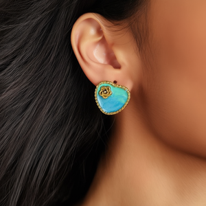 WF190-0177D Fashion <b>Drop</b> Earrings - Product Image 3