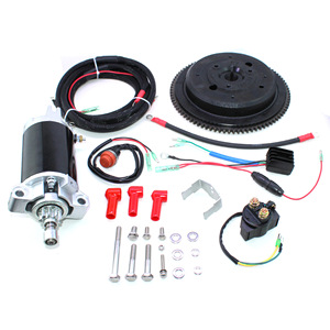 Yamaha Outboard Motor <b>Electric</b> Start <b>Kit</b> 66T-81800-01 Flywheel For 2 Stroke 40 Hp - Product Image 4