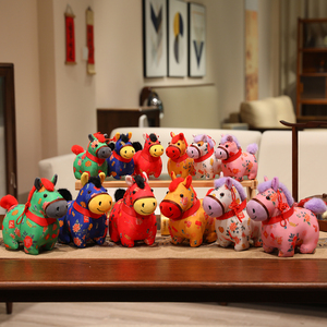 Porte-clés et breloque de sac Mascotte Cheval dansant Dragon Phénix, Meilleure vente, Année du Cheval 2026, Cadeau, Vente en gros - Product Image 6
