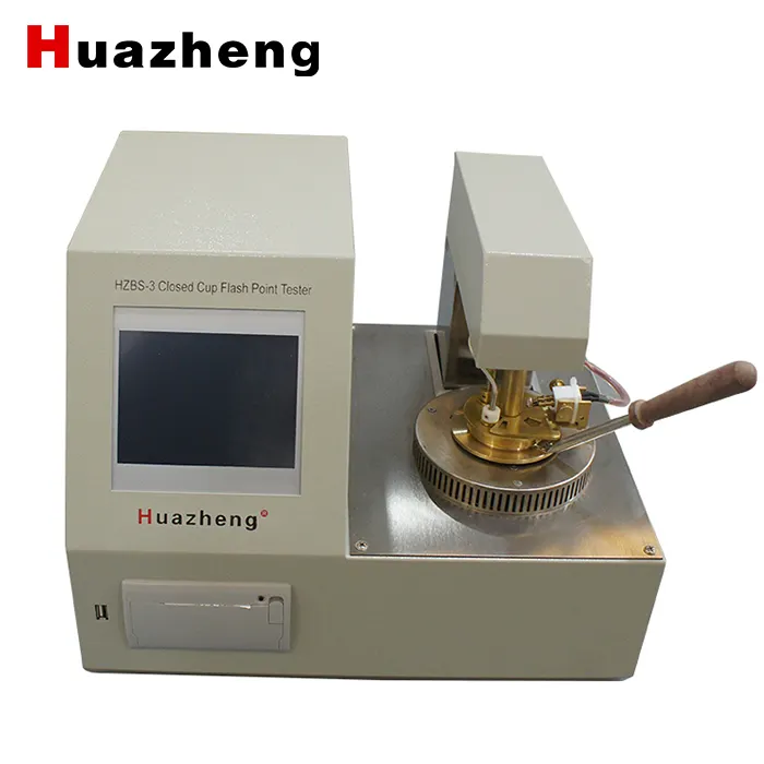 Huazheng Electric ASTM D93 Pensky Martin automatico chiuso Tester del punto di infiammabilità apparecchio digitale del punto di infiammabilità abel