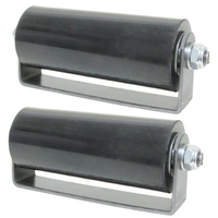 Roue de guidage en nylon de 6 pouces pour portail coulissant à boulons détachables pour hôtels, design industriel