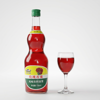 Sirop parfumé au miel de rose Anran en gros, bouteille de 730 ml, concentré aromatique pour cocktails, sodas glacés et colorant pour boissons