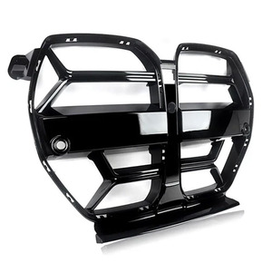 Griglia Paraurti Anteriore per BMW M3 G80 M4 G82 G83 2020-2023 Stile V/CS Ricambi <span class=keywords><strong>Auto</strong></span> Nero Lucido Effetto Carbonio - Product Image 2