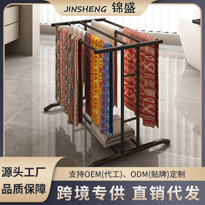 Jinsheng Floor Standing Clothes <b>Rack</b> 62.5cm Base Durable Modern Design For Bedroom Balcony <b>Drying</b> - Product Image 4