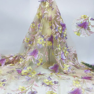 <span class=keywords><strong>2025</strong></span> Mới Nhất Thanh Lịch Thêu Vải 3D In Bướm Hoa Pha Lê Swarovski Nigeria Cho Thụy Sĩ Bodycon Đám Cưới - Product Image 1