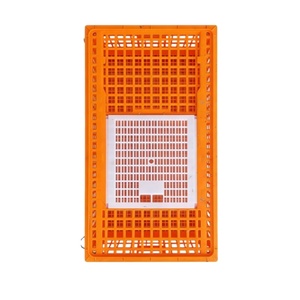 Cesta <span class=keywords><strong>de</strong></span> Transporte Apilable <span class=keywords><strong>de</strong></span> Plástico para Aves <span class=keywords><strong>de</strong></span> Corral, Jaula Ventilada para Pollos con Tapa, Cajas Resistentes para Transporte <span class=keywords><strong>de</strong></span> Pollos en Granjas, Caja para Codornices - Product Image 1