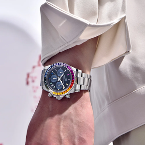 Montre sport chronographe de luxe <span class=keywords><strong>PAGANI</strong></span> DESIGN PD-1644 pour homme, en acier inoxydable, étanche, à quartz, Relogio Masculino - Product Image 6
