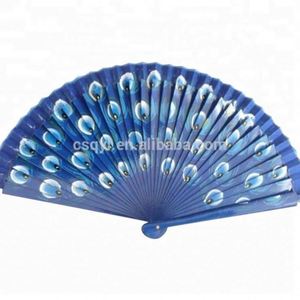 Éventail de danse flamenco en bois, art populaire espagnol, peint à la main, motif floral, 23 cm, origine Chine, pour fêtes, vente en gros - Product Image 3