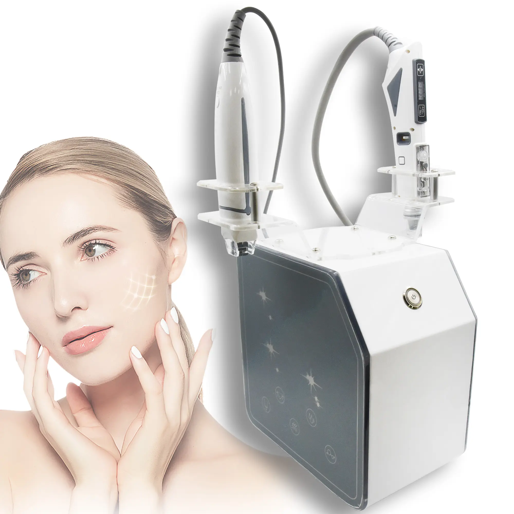 Mesotherapy không có kim OEM đôi xử lý Bionic cilp áp lực cao Mesotherapy