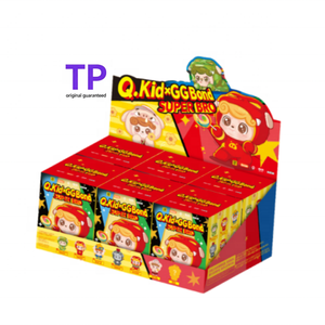 Nueva llegada Original Top Toy Jotoys QKid GGBond Super <span class=keywords><strong>Bro</strong></span> vinilo felpa colgante de moda tarjeta colgante regalo caja misteriosa caja ciega - Product Image 1