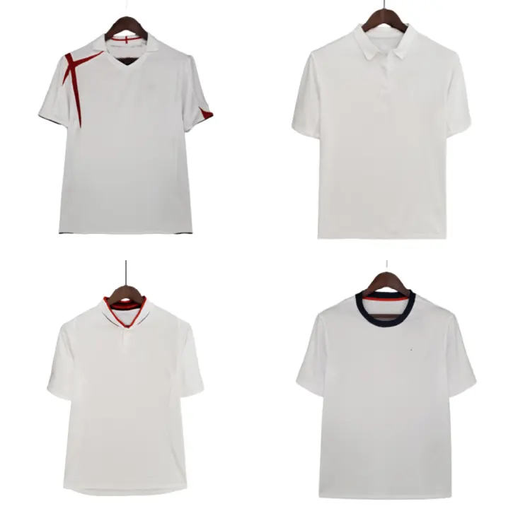 Alta qualidade personalizado clássico futebol camisa retro 2006 2013 inglaterra futebol jerseys