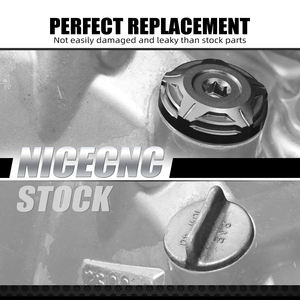 NICECNC Bouchon de remplissage d'huile en aluminium pour moto <span class=keywords><strong>Suzuki</strong></span> DR650SE DR650S 1996-2024 DR 650SE 650S <span class=keywords><strong>650</strong></span> <span class=keywords><strong>SE</strong></span> S 2022 2023 - Product Image 3
