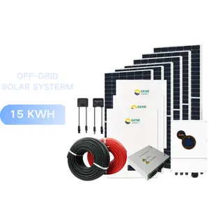 15000w Solar Panel Kit Power Generator 15KW Off Grid 15kw Home Solar Energy Systems
