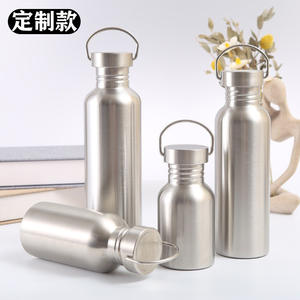 Botella Deportiva de Acero Inoxidable Yongkang 304 de Una Sola Capa, Taza de Agua Portátil para Uso en Exteriores, Colores Naturales - Product Image 4