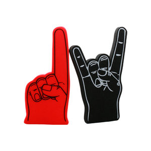 Doigts en mousse EVA en gros, grands, avec logo imprimé, pour le soutien des événements et concerts en stade - Product Image 2