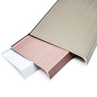 Plinthe encastrée en alliage d'aluminium pour cuisine et salon modernes - Durable et écologique