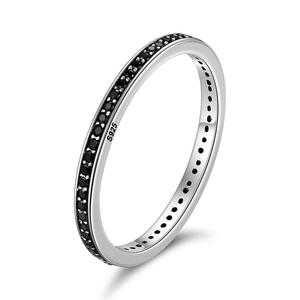 BAGREER SCR066 venta al por mayor de moda simple grano cz anillo de la joyería de las mujeres elegante anillo de dedo para dama - Product Image 1