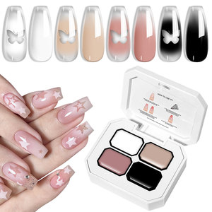 New Arrival Four-Grid Pallet UV <b>Nail</b> Polish <b>Set</b> Professional Soak-Off DIY Salon Patting <b>Gel</b> <b>Nail</b> Designer LED Painting <b>Gel</b> - Product Image 3