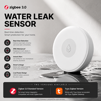 Système d'alarme de fuite d'eau sans fil portable Zigbee en ABS, télécommande, étanche IP66, portée 80m, application Tuya WA100
